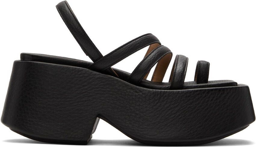 Marsèll Black Zeppo Sandals - Picture 5