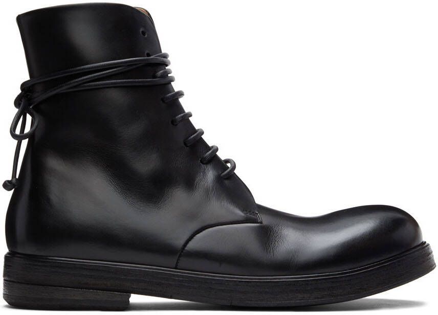 Marsèll Black Zucca Zeppa Lace-Up Boots - Picture 5