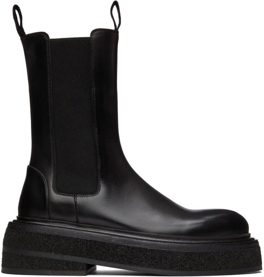 Marsèll Black Zuccone Ankle Boots - Picture 6