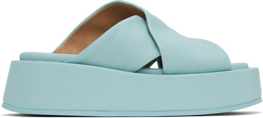 Marsèll Blue Piattaforma Sandals - Picture 5