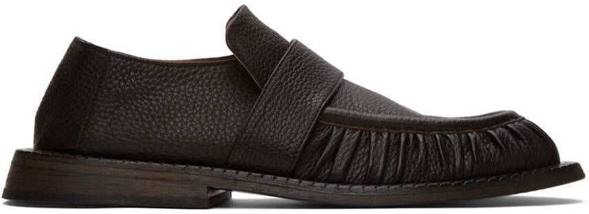 Marsèll Brown Alluce Gathered Loafers - Picture 3