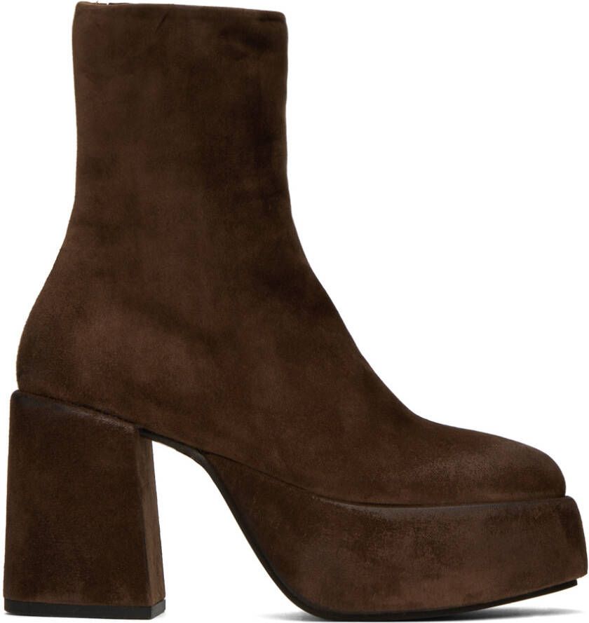Marsèll Brown Tacplat Boots - Picture 5