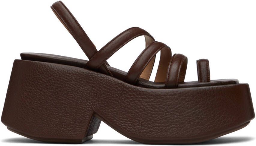 Marsèll Brown Zeppo Sandals - Picture 5