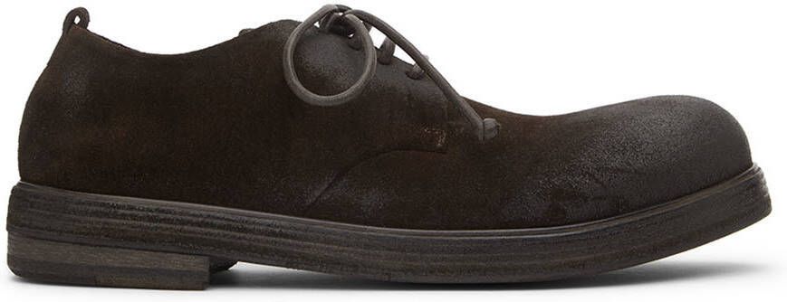 Marsèll Brown Zucca Zeppa Lace-Ups - Picture 5