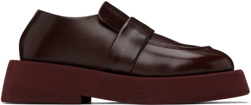 Marsèll Burgundy Gommellone Loafers - Picture 5