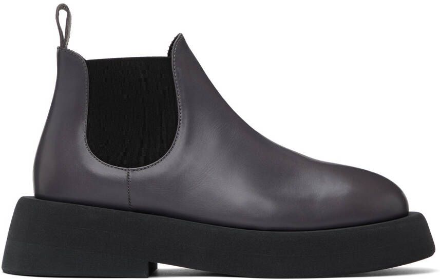 Marsèll Gray Gomme Gommellone Chelsea Boots - Picture 5