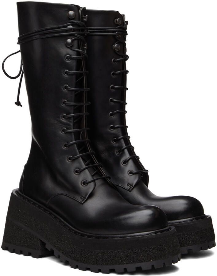 Marsèll Black Carretta Anfibio Boots - Picture 2