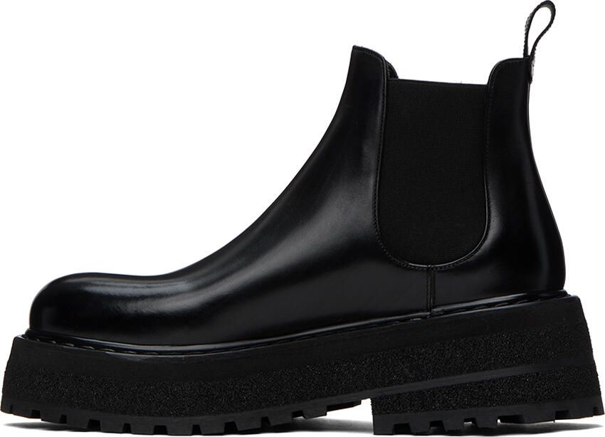 Marsèll Black Carretta Chelsea Boots - Picture 4