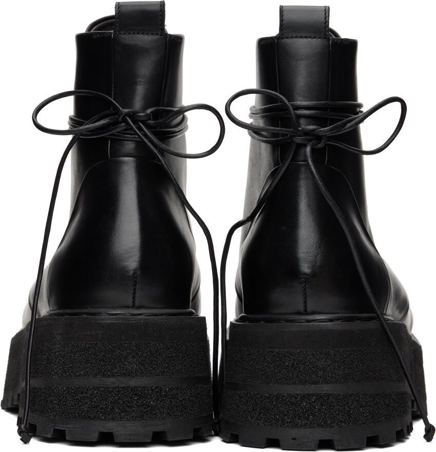 Marsèll Black Carretta Lace-Up Boots - Picture 7