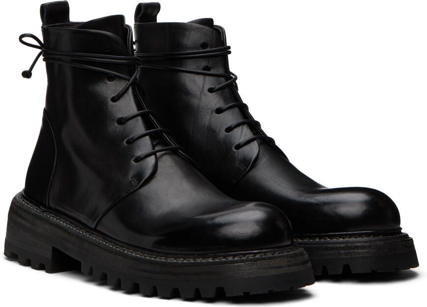 Marsèll Black Carrucola Lace-Up Boots - Picture 3