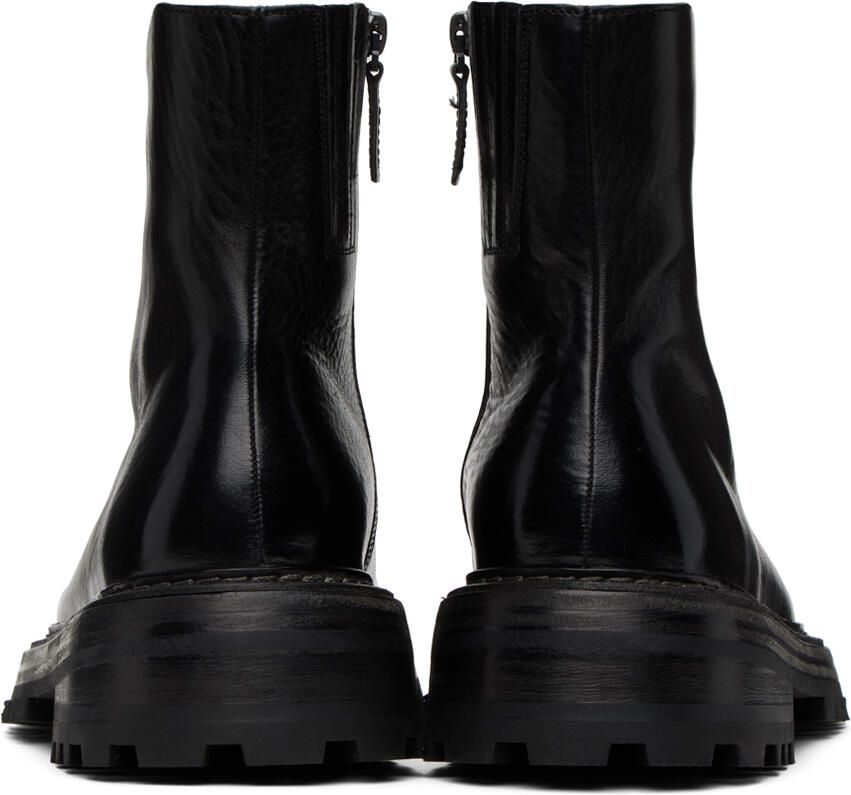 Marsèll Black Carrucola Zip-Up Boots