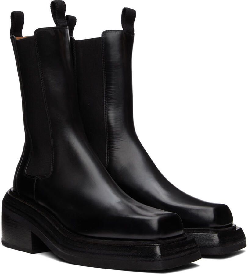 Marsèll Black Cassetto Beatles Boots - Picture 2