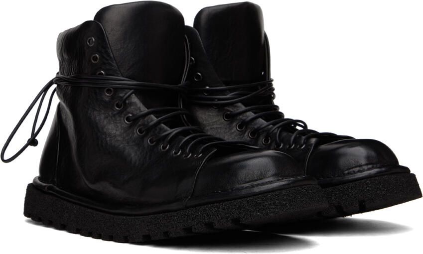 Marsèll Black Gomme Pallottola Pomice Boots - Picture 3