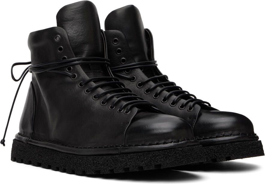 Marsèll Black Gomme Pallottola Pomice Boots - Picture 2