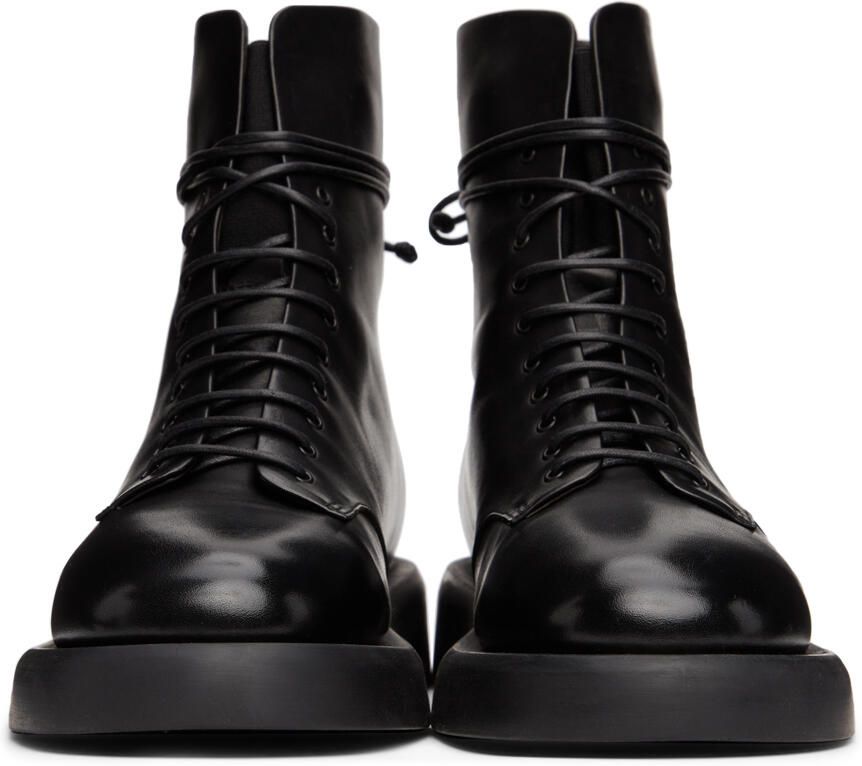 Marsèll Black Gomme Polacchino Ankle Boots - Picture 2