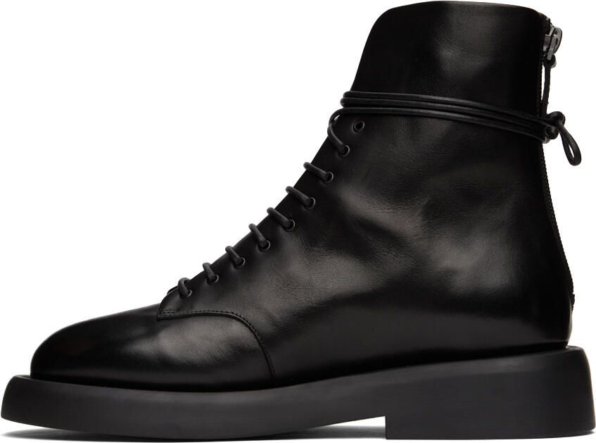 Marsèll Black Gomme Polacchino Ankle Boots - Picture 3