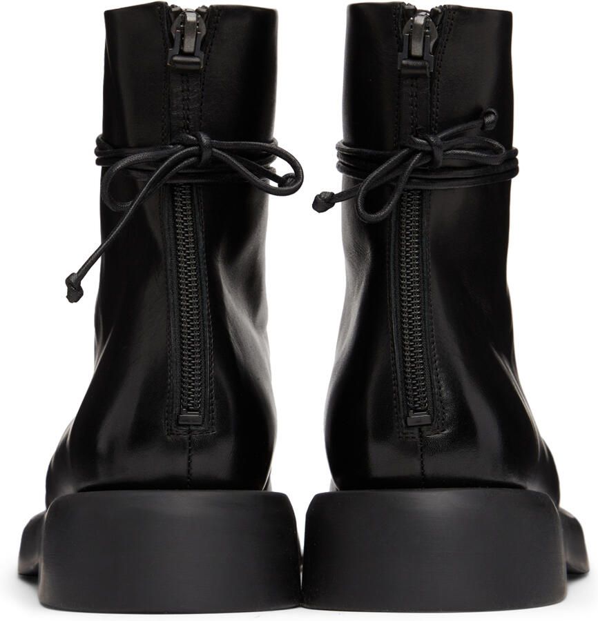 Marsèll Black Gomme Polacchino Ankle Boots