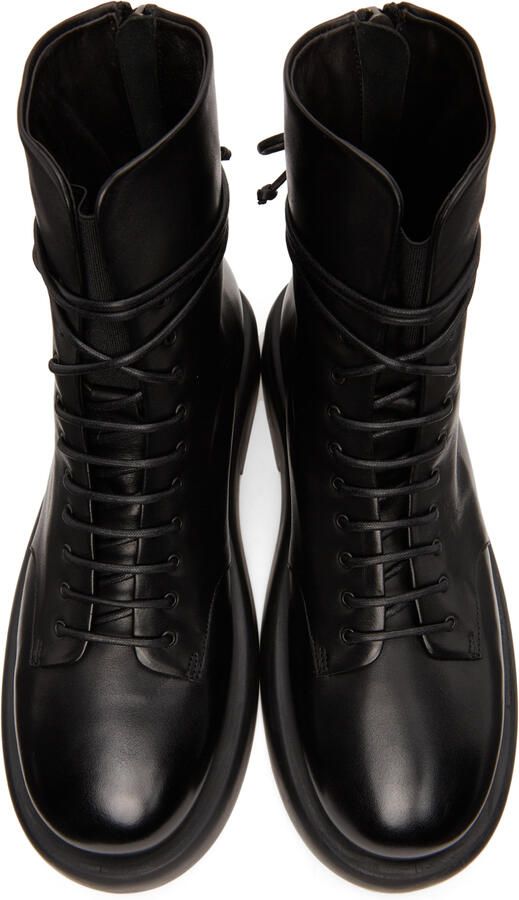 Marsèll Black Gomme Polacchino Ankle Boots - Picture 4