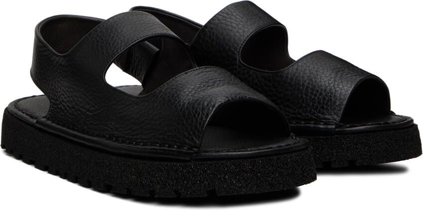 Marsèll Black Gomme Sanpomice Sandals