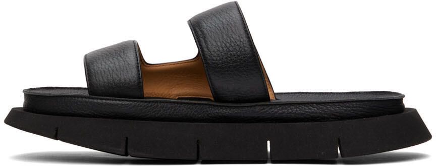 Marsèll Black Intagliato Sandals - Picture 4
