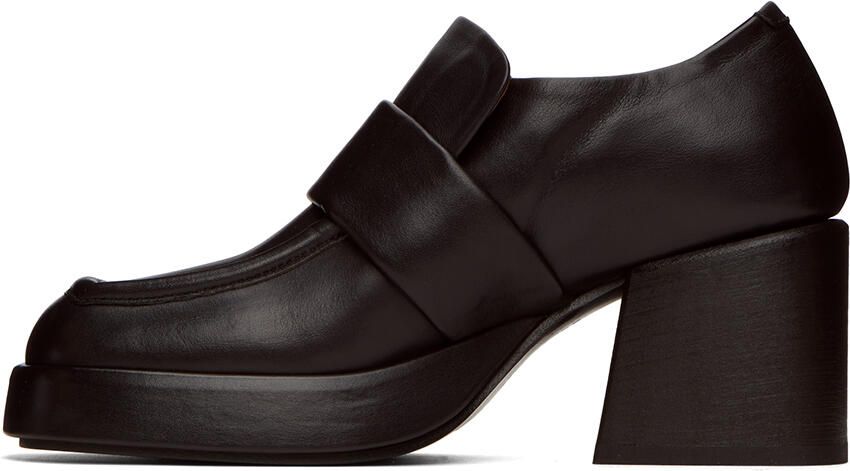 Marsèll Black Plattino Platform Loafers - Picture 3