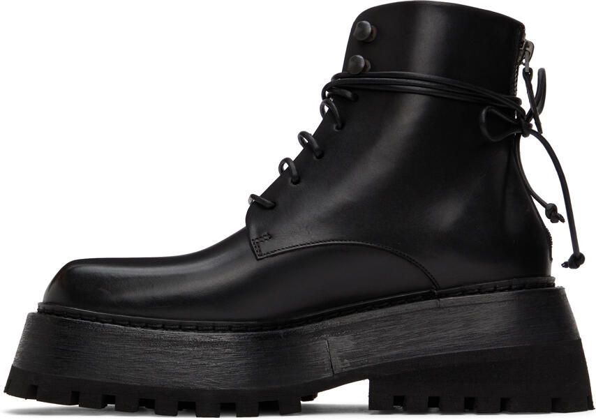 Marsèll Black Quadrarmato Boots - Picture 2