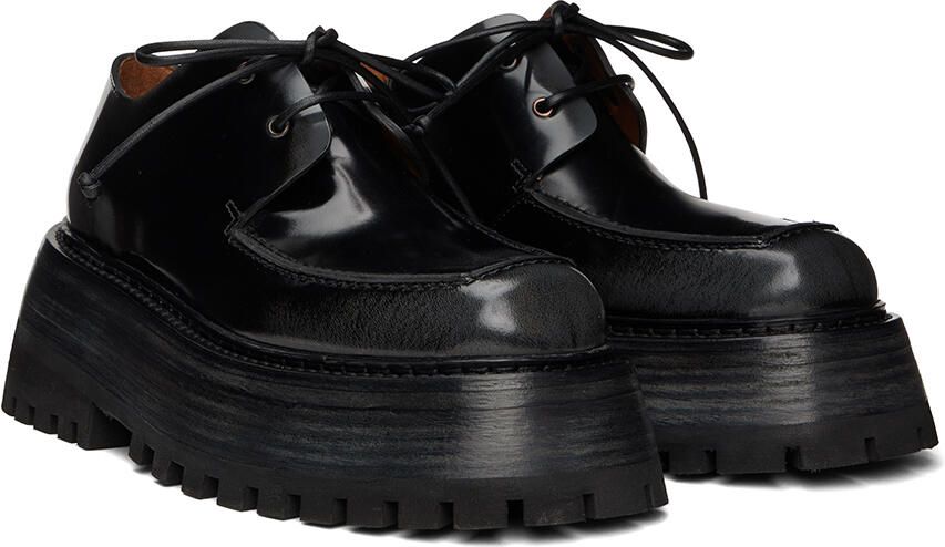 Marsèll Black Quadrarmato Derbys - Picture 2
