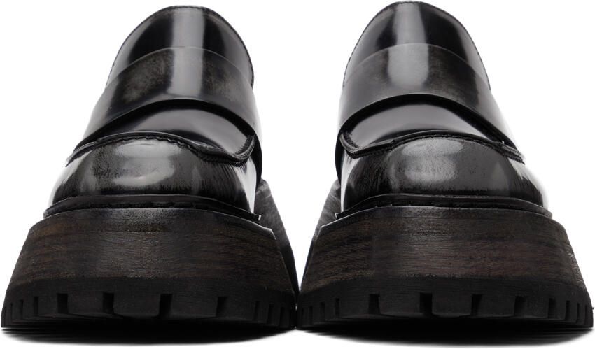 Marsèll Black Quadrarmato Loafers - Picture 2