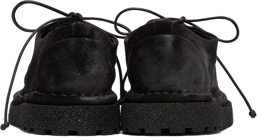 Marsèll Black Sancrispa Pomice Lace-Ups