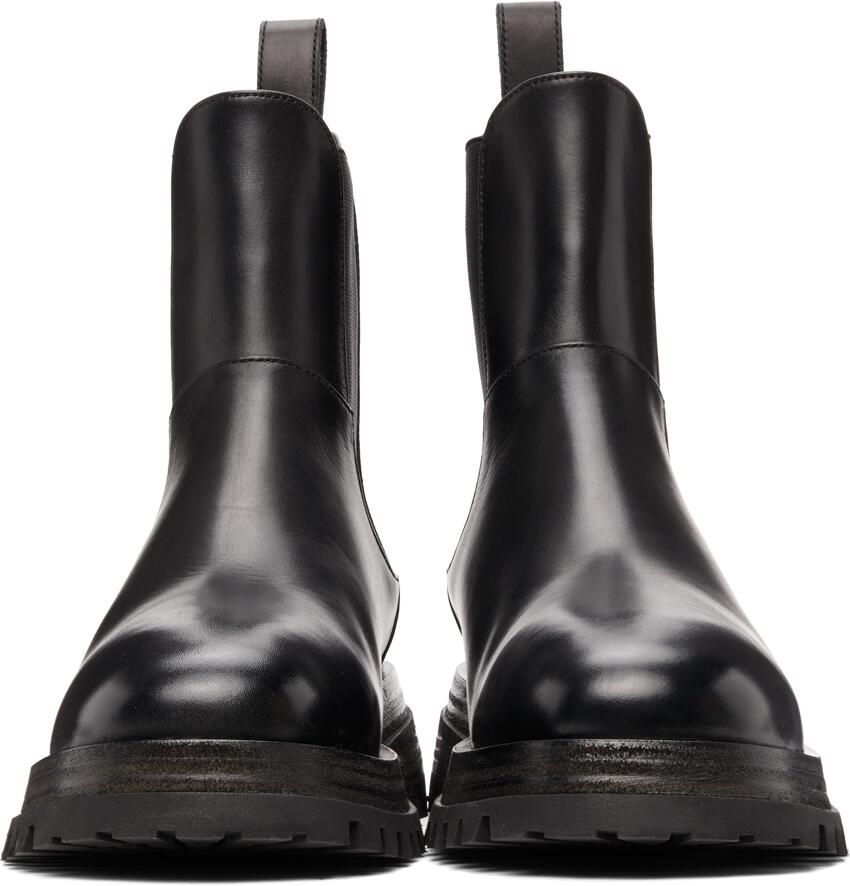 Marsèll Black Scalarmato Chelsea Boots