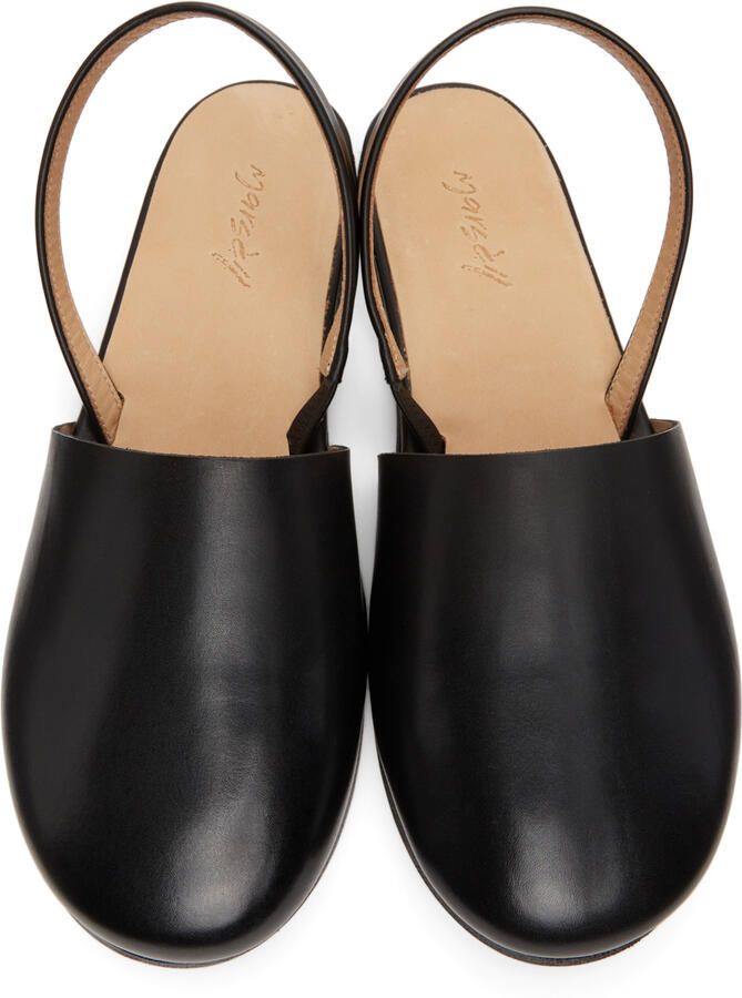 Marsèll Black Slingback Marcella Loafers