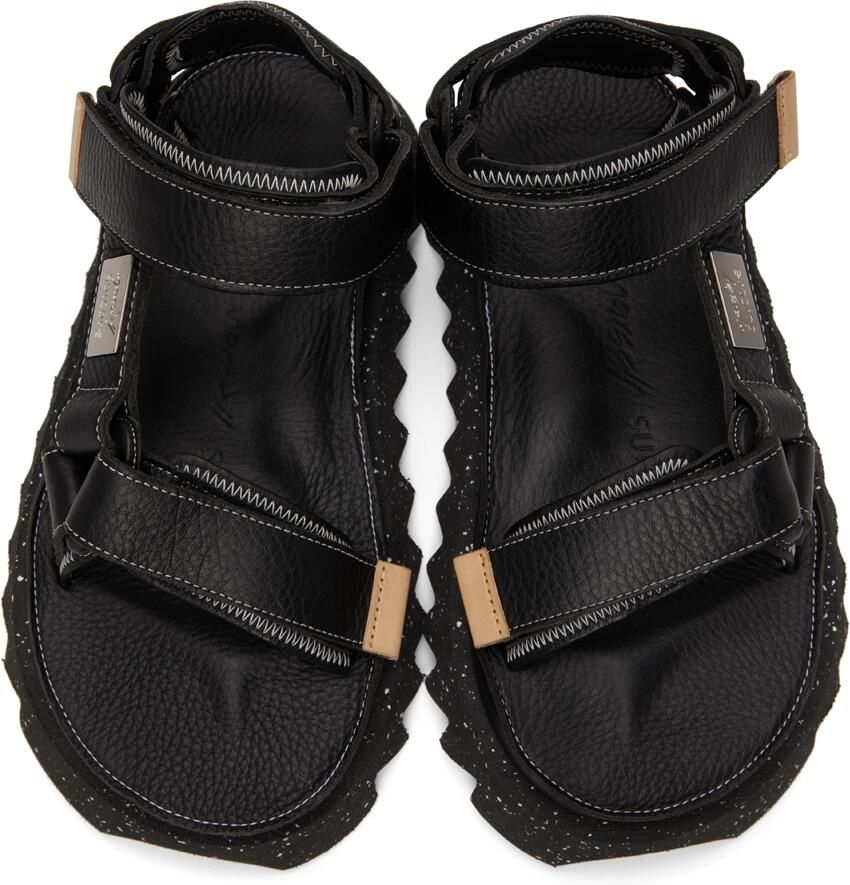 Marsèll Black Suicoke Edition DEPA MMSU01 Sandals