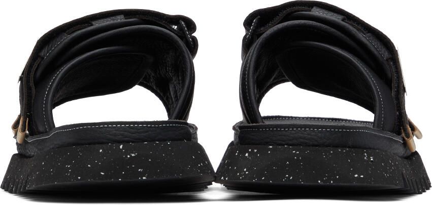 Marsèll Black Suicoke Edition Moto Sandals