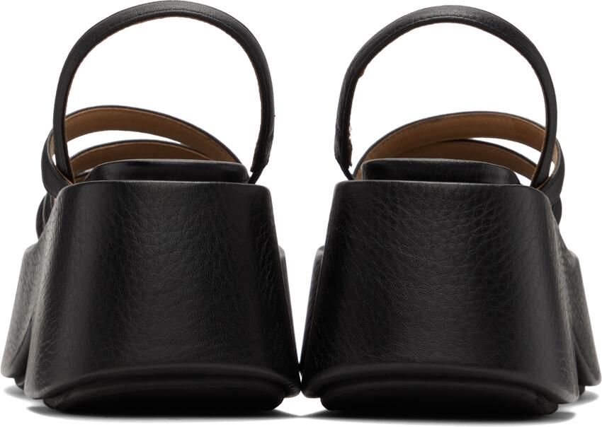 Marsèll Black Zeppo Sandals