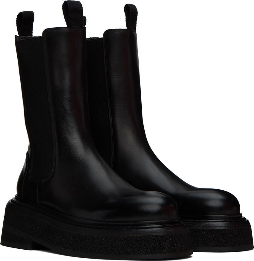 Marsèll Black Zuccone Ankle Boots - Picture 2