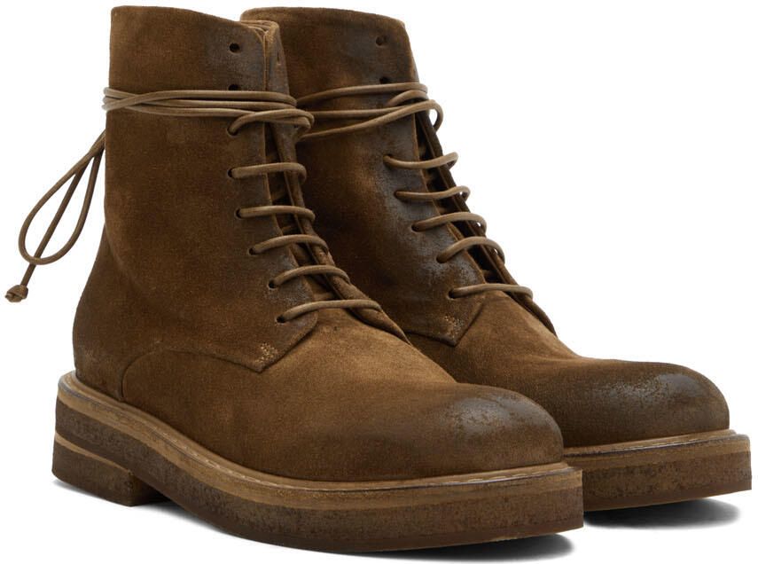 Marsèll Brown Suede Parrucca Boots - Picture 2