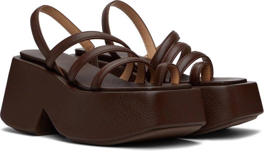 Marsèll Brown Zeppo Sandals - Picture 2