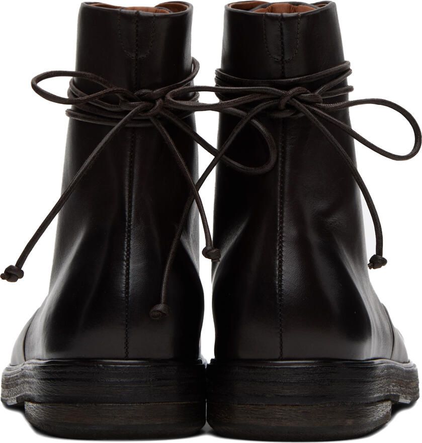 Marsèll Brown Zucca Zeppa Lace-Up Boots