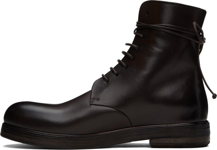 Marsèll Brown Zucca Zeppa Lace-Up Boots - Picture 3