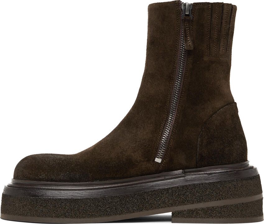 Marsèll Brown Zuccone Ankle Boots - Picture 3