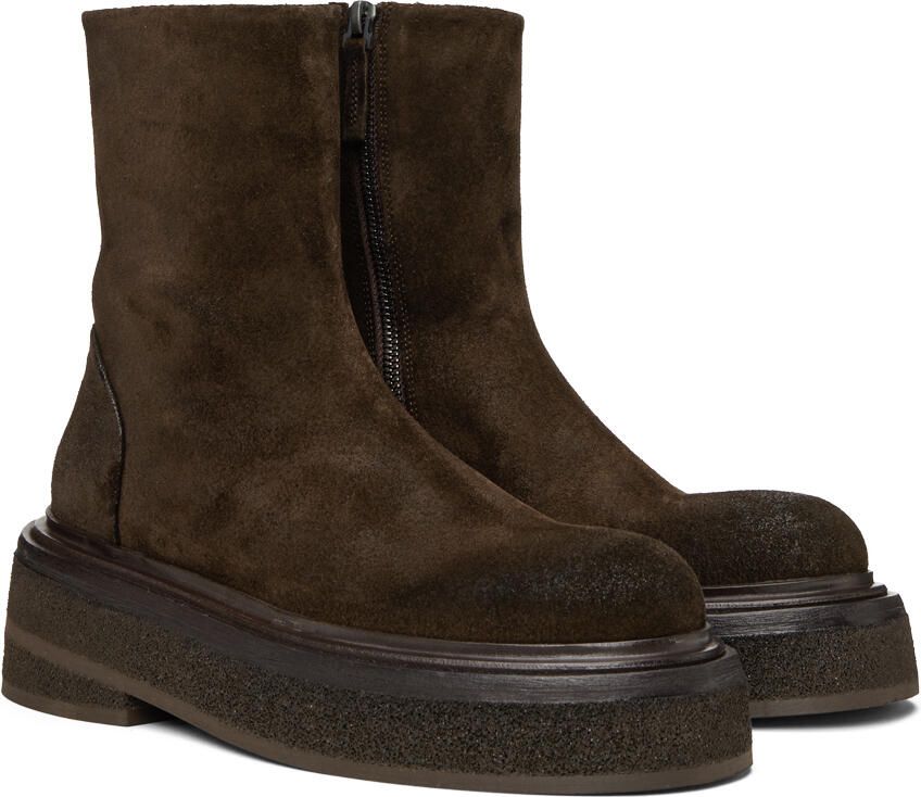 Marsèll Brown Zuccone Ankle Boots - Picture 2