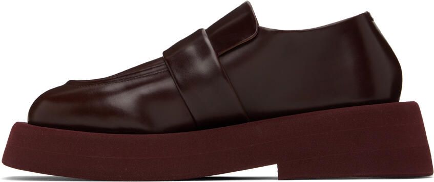 Marsèll Burgundy Gommellone Loafers - Picture 3