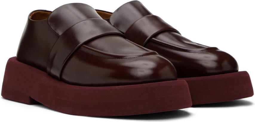 Marsèll Burgundy Gommellone Loafers - Picture 2