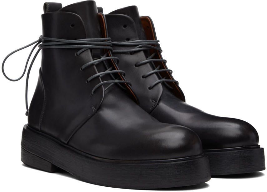 Marsèll Gray Zuccolona Lace-Up Boots - Picture 3