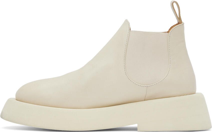 Marsèll Off-White Gomme Gommellone Chelsea Boots - Picture 3