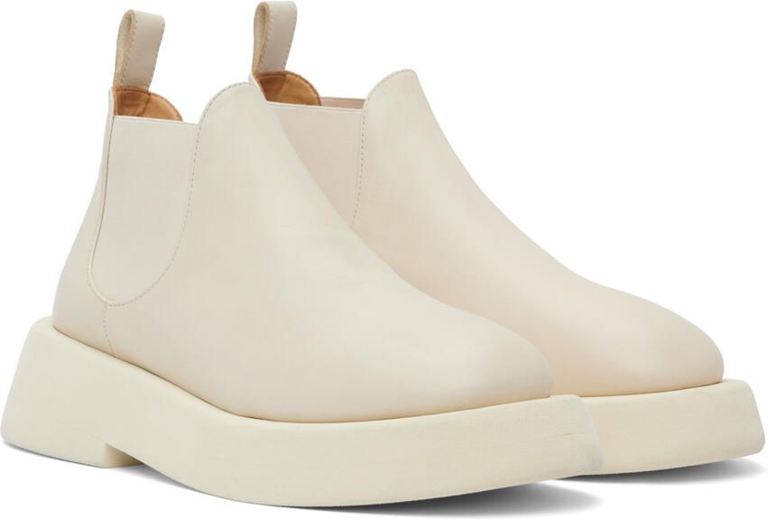 Marsèll Off-White Gomme Gommellone Chelsea Boots - Picture 2