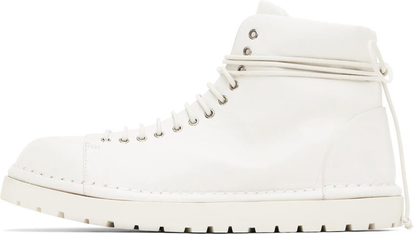 Marsèll Off-White Gomme Pallottola Lace-Up Boots - Picture 3