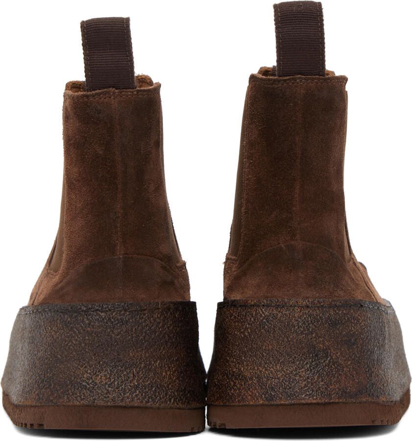 Marsèll SSENSE Exclusive Beige Parapana Beatles Boots