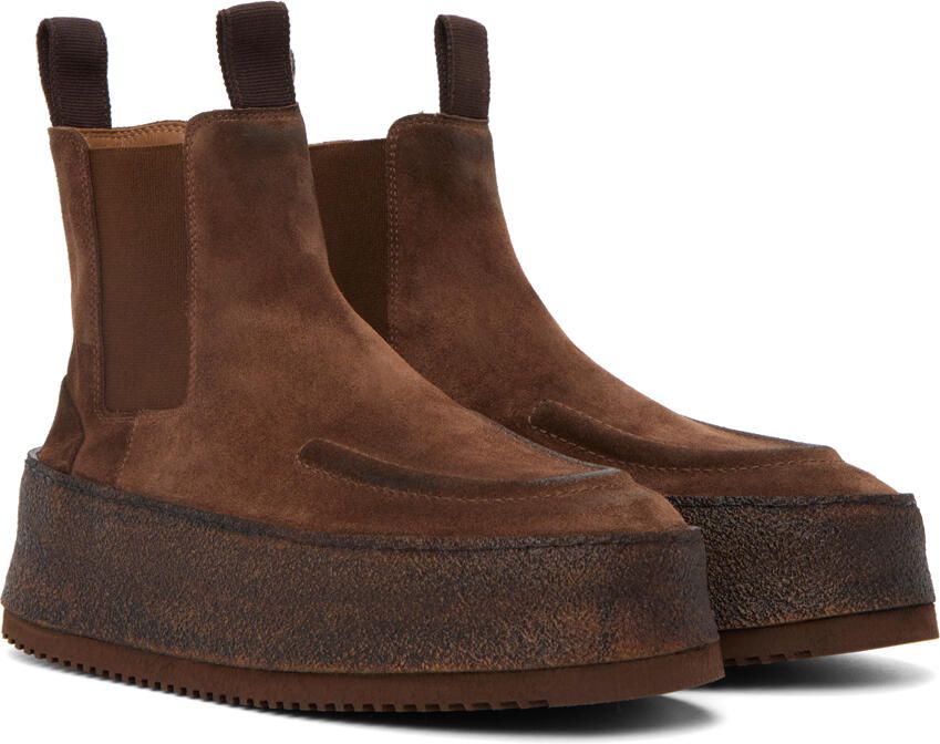 Marsèll SSENSE Exclusive Beige Parapana Beatles Boots - Picture 2