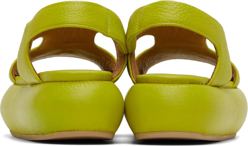 Marsèll SSENSE Exclusive Green Ciambellona Sandals